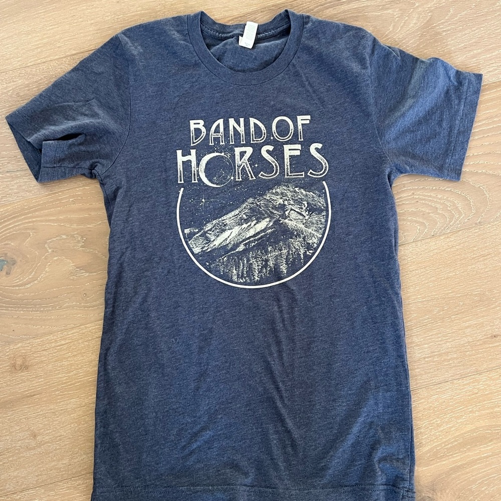 Band of Horses Graphic Tee - Blue